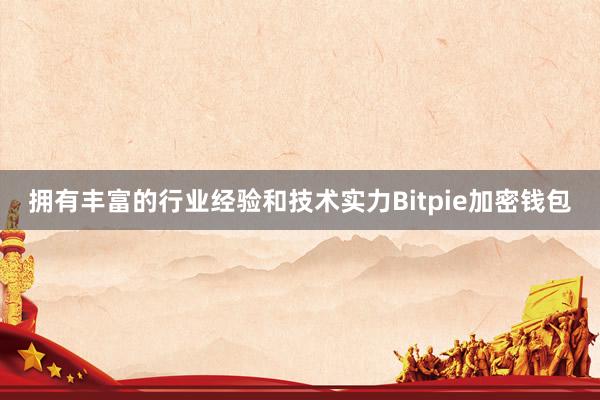 拥有丰富的行业经验和技术实力Bitpie加密钱包