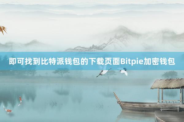 即可找到比特派钱包的下载页面Bitpie加密钱包