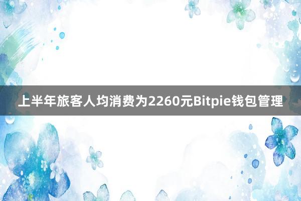 上半年旅客人均消费为2260元Bitpie钱包管理