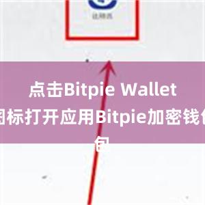 点击Bitpie Wallet图标打开应用Bitpie加密钱包